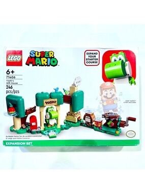 New Lego 71406 Super Mario Bros Yoshi’s Gift House Building Set Retired Monty